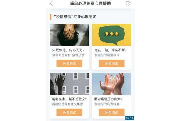 心理健康测试自我评估、心理疾病测试